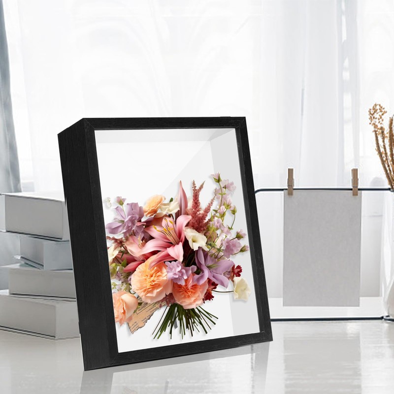 8"x10" Shadow Box Picture Frame Wall Hanging Display Case -