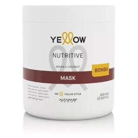 Mascara Nutritiva Argan & Coco Yellow 1 L Cabello Seco Alfa