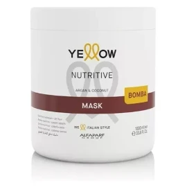Mascara Nutritiva Argan & Coco Yellow 1 L Cabello Seco Alfa