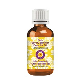 Deve Herbes Pure Savory Summer Essential Oil (Satureja hortensis) Steam Distilled 30ml (1 oz)
