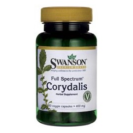 Swanson Full Spectrum Corydalis 400 Milligrams 60 Veg Capsules