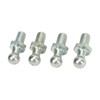 4Pcs 10mm Ball Studs 5/16‑18 Thread High Hardness Rugged Stable