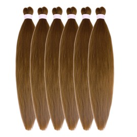 Brown Braiding Hair Pre Stretched Knotless Box Braids Hair