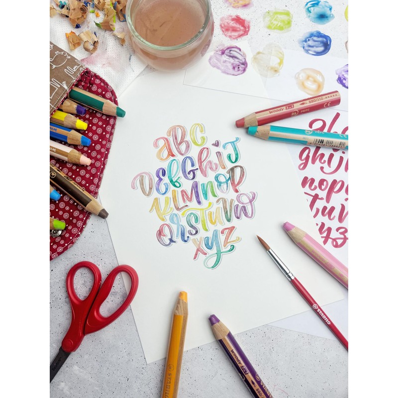 Multi-Talented Pencil - STABILO woody 3 in 1 ARTY -