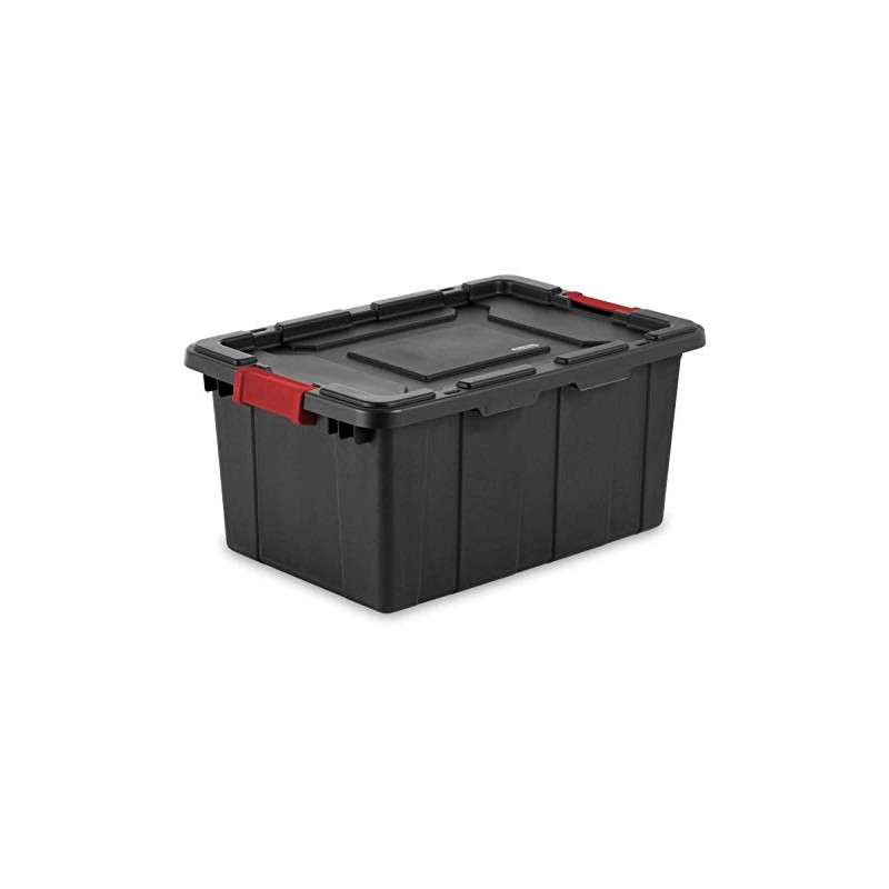 Sterilite® 60 Qt./15 Gal. Industrial Utility Storage Bin - Black