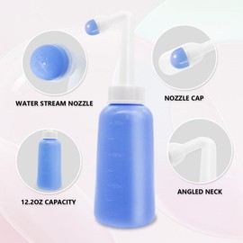 Peri Bottle for Postpartum Care,12 OZ Perineal Bottle Postpartum Essentials Upside Down Peri Bottle for Perineal Recovery and Cleansing After Birth (Purple)