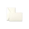 Crane & Co. Pearl White Triple Debossed Panel Cards &