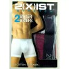 2(X)IST Men's Boxer Briefs L 34-36 2 Pack Red Pine