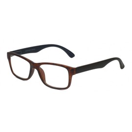 Calabria Beene Designer Reading Glasses +3.00 Tortoise Havana Brown Gold Black Mens Readers Fashion Modern Trendy Eyeglasses