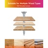 Gorffy 400PCS Wood Screws Assortment, M3, M3.5, M4, Countersunk Self