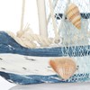 com-four® Maritime Decorative Sailing Ship Boat in Distressed Look Wooden