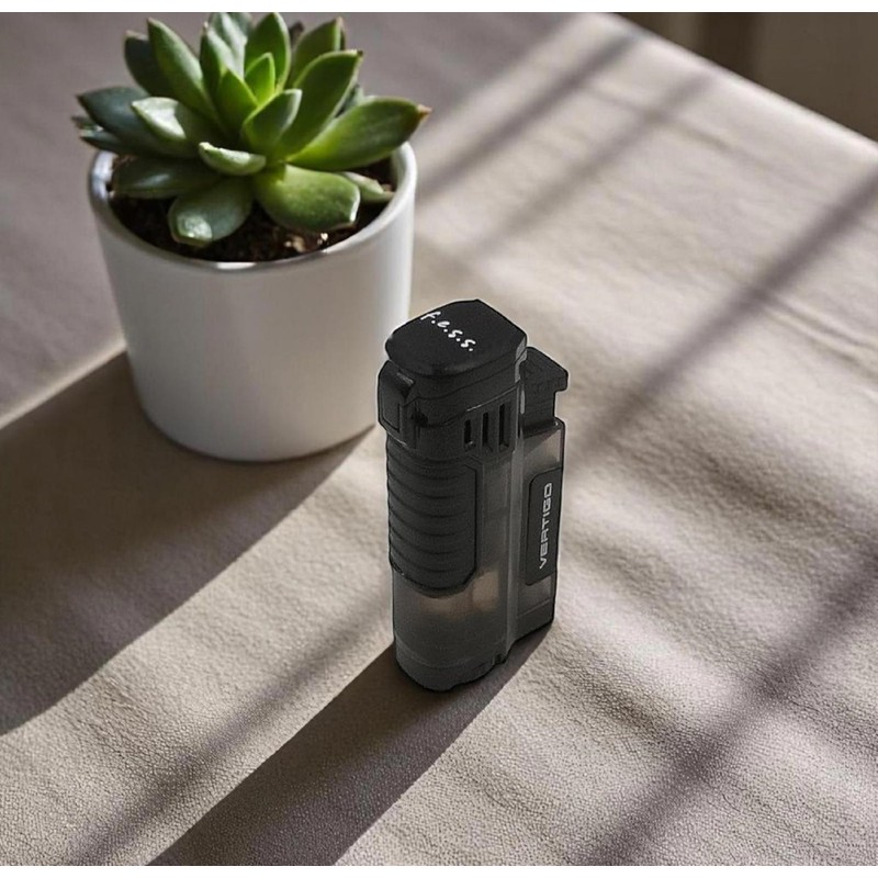 F.e.s.s. Stinger Quad Torch Lighter with Built-in Punch Cutter –
