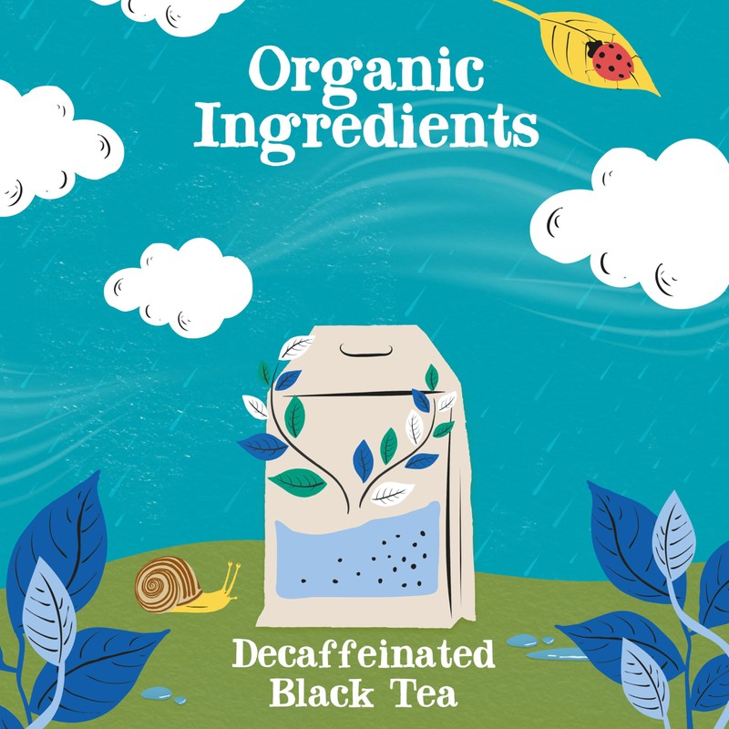 Clipper Tea, Organic Decaf, Plant-Based, Decaffeinated Black Tea, Great Over