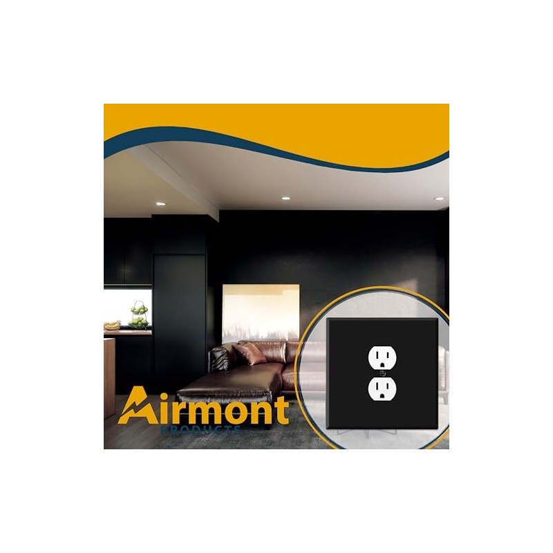 (2 Pack) Jumbo 2-Gang Duplex Outlet Cover Plate – Oversized