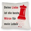 speecheese Herz-Kissen mit Spruch für Romantiker Ideal für Verliebte und