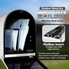 DRYMAIL - Outdoor Metal Mailbox with Insert to Keep Mail