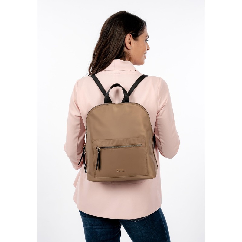 Tamaris Johanna 31816 Women's Backpack Plain Taupe 900, Taupe 900