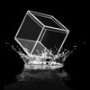 Lomgwumy Acrylic Box with Lid Small, Acrylic Box with Lid,