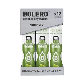 Bolero White Grape Fruit Flavoured Drink Powder 12 Sticks