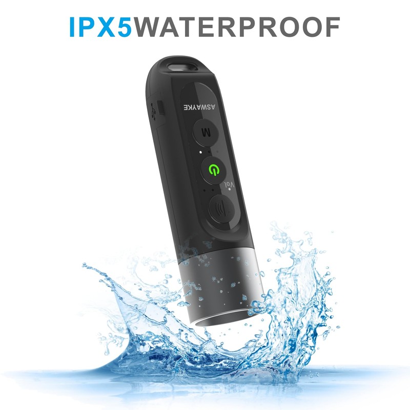 aswayke Electronic Whistle Highest IPX5 Maximum Sound 125db Battery 1000mAh