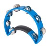 RhythmTech RT1040 Tambourine, Nickel Jingles, Blue