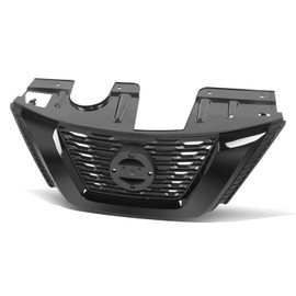 Auto Dynasty [Non Premium Package] NI1200303 Factory Style Front Bumper Grill Grille Assembly with Moulding Compatible with Nissan Rogue SV, USA 2017, Matte Black