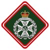 Personalisedjust4u Royal Green Jackets Military Metal Car Window Sign