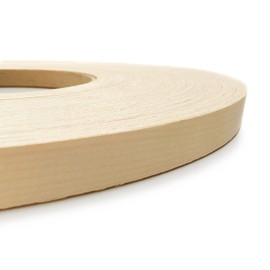 Birch Preglued 1/2" X 25' Wood Veneer Edgebanding Roll - Iron on with Hot Melt Adhesive. Sanded to Perfection. Easy Application. Made in USA.