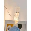 50pcs Clear Small Clips, Transparent Plastic Clear Clips Binder Photo