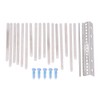 17 Note Kalimba Thumb Piano Stainless Steel Keys Set Musical