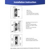 Polar Tangro 6 Inch Invisible Door Hinges (2 Pack), 3D