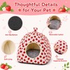 Oxiros Guinea Pig Hideout Tunnel Set, 2 Pack Washable Small