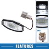 A ABSOPRO Car 6000K White LED License Plate Light Assembly