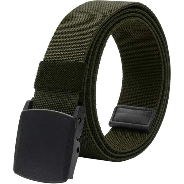 LionVII Men's Elastic Belt Tactical Military with Plastic Buckle 130