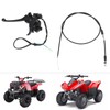 Thumb Throttle Cable with Dual Brake Lever Assy 22mm Aluminium