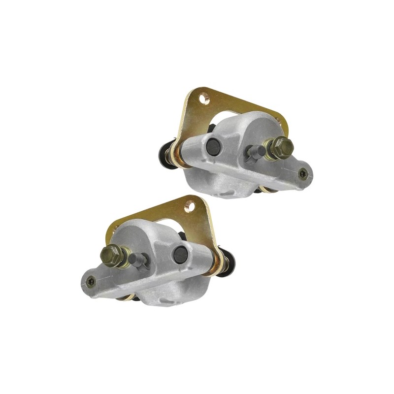Caltric Rear Left Right Brake Caliper w/ Pads for Polaris