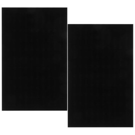 ABOOFAN 2pcs Jewelry Sponge Pad Black Stand Necklaces Foam Earring Tray Ear Stud Inserts Supplies