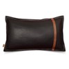 Ganloz Genuine Lambskin Leather Pillow Cover, 12x20 Inch Case for
