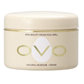 Ovo Natural Moisture Cream Eggshell Extract, Hypoallergenic Skin Care Derived from Natural Materials, 5.3 oz (150 g)