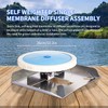 MEISHUNDA Pond & Lake Aeration Accessories, Stainless Steel Chassis, Silicone