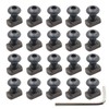 24 Sets M5 Mlok T-Nuts & Screws Replacement Sets Steel,