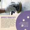 Dura-Gold Premium 100 Grit 5" Purple Film Ceramic Sanding Discs,