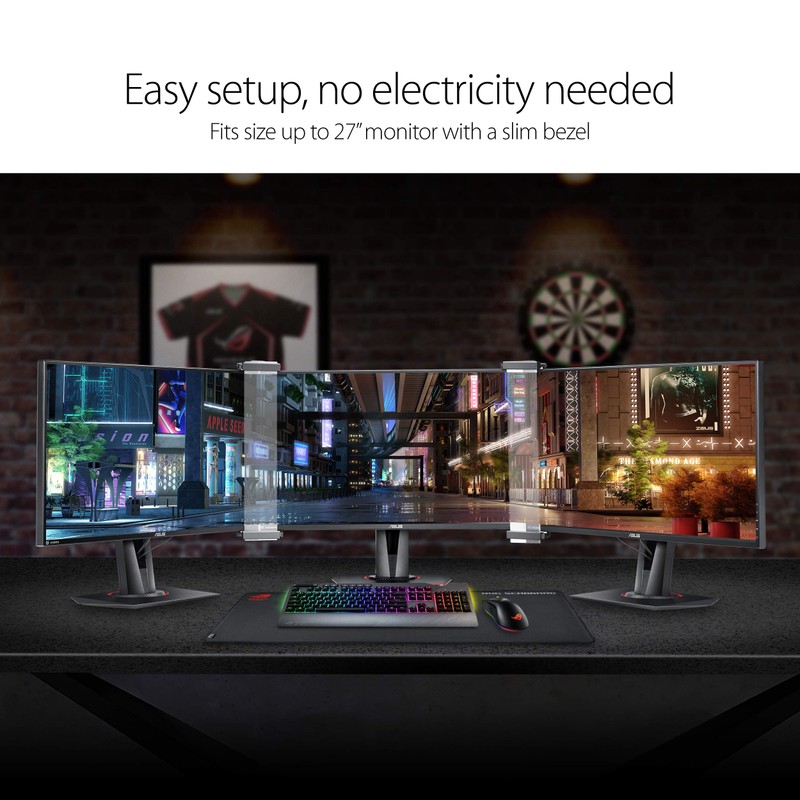 ASUS ABF01 ROG Bezel-Free Kit Universal Multi-Monitor Setup with Optical