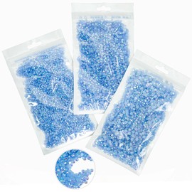 16000PCS Light Blue AB Resin Rhinestones for Crafts 3mm 4mm 5mm Sky Blue AB Flatback Jelly Rhinestones Bulk SS10 SS16 SS20 Non-Hotfix Baby Blue Stones Diamonds for Mugs Tumblers Bottles DIY Crafts etc