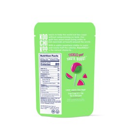 Koochikoo Sugar Free Organic Lollipops with Vitamin C, Watermelon 10 Count (Pack of 1)