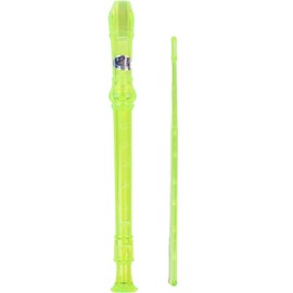 Flauta Dulce Soprano de 8 Agujeros, Flauta de Transparente Estilo con Varilla de Limpieza, Caballo Música Soprano Flauta, Flauta Escolar Dulce para Niños y Estudiantes, Entretenimiento en Casa