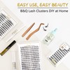BQ Lash Individual Eyelashes, 72 Clusters, Coloured Eyelashes, Individual at