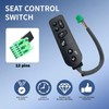 SCHUSSPART Seat Heater Memory Switch w/Pedal Height Adjustment Driver Side