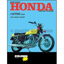 1969-1976 Honda CB750 & CB750F Motorcycle Repair Shop Manual Cycleserv