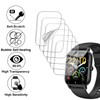 6-PACK Screen Protector Compatible with Nerunsa P66D 1.85” Smart Watch,